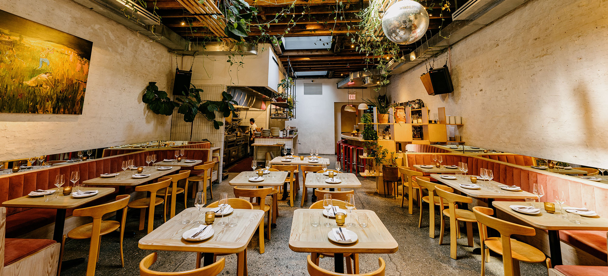 Interior of Winona's Restaurant