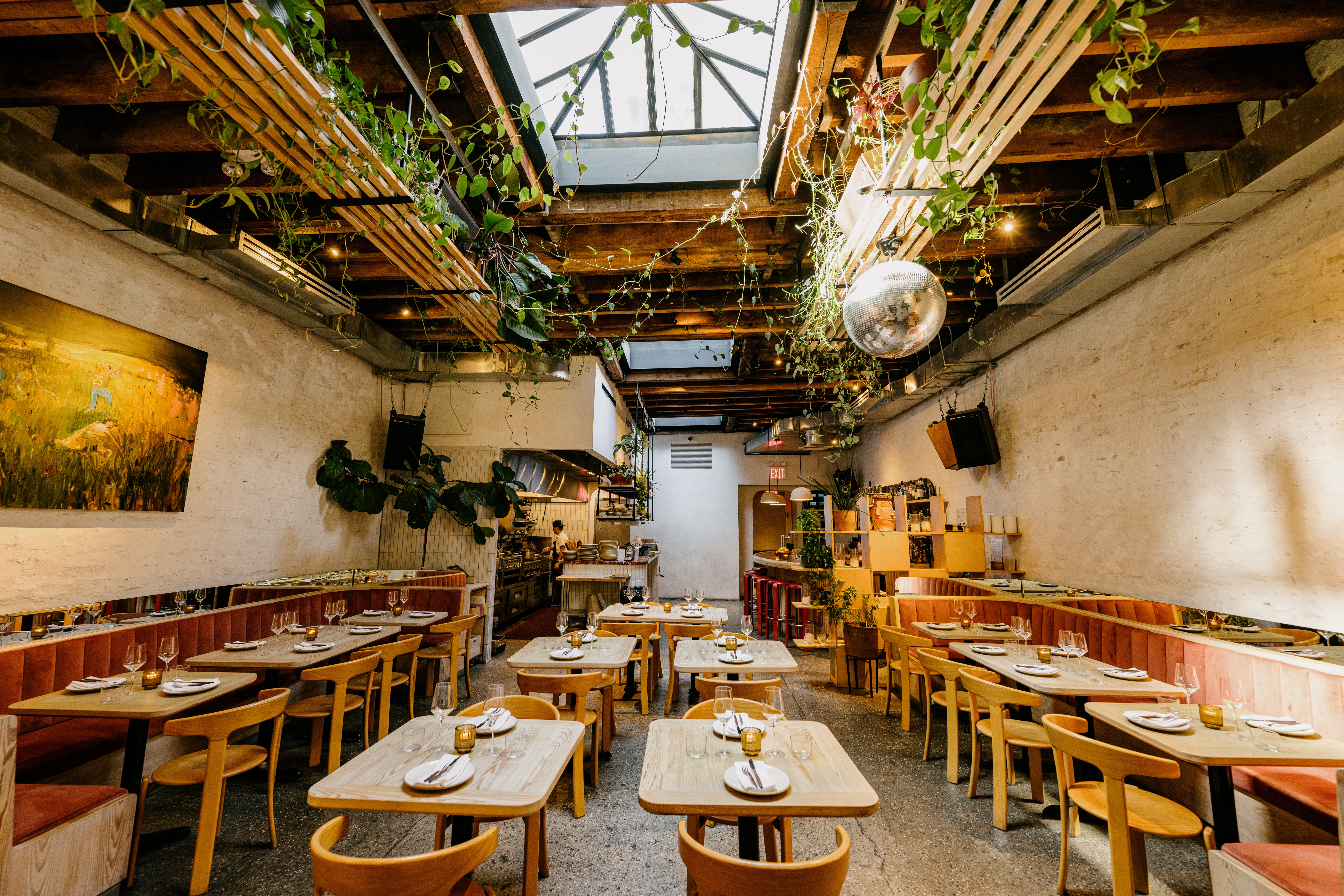 Interior of Winona's Restaurant